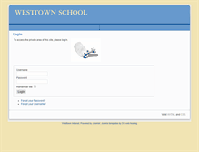 Tablet Screenshot of intranet.westtown.edu