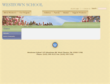 Tablet Screenshot of community.westtown.edu